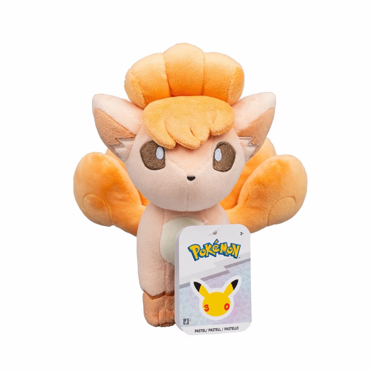 30th Anniversary Pokemon Pastel Plush Toy 20cm - Vulpix - New with Tag