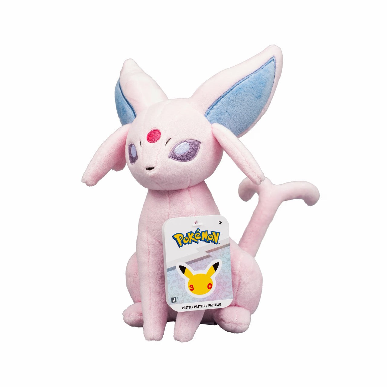 30th Anniversary Pokemon Pastel Plush Toy 20cm - Espeon - New with Tag