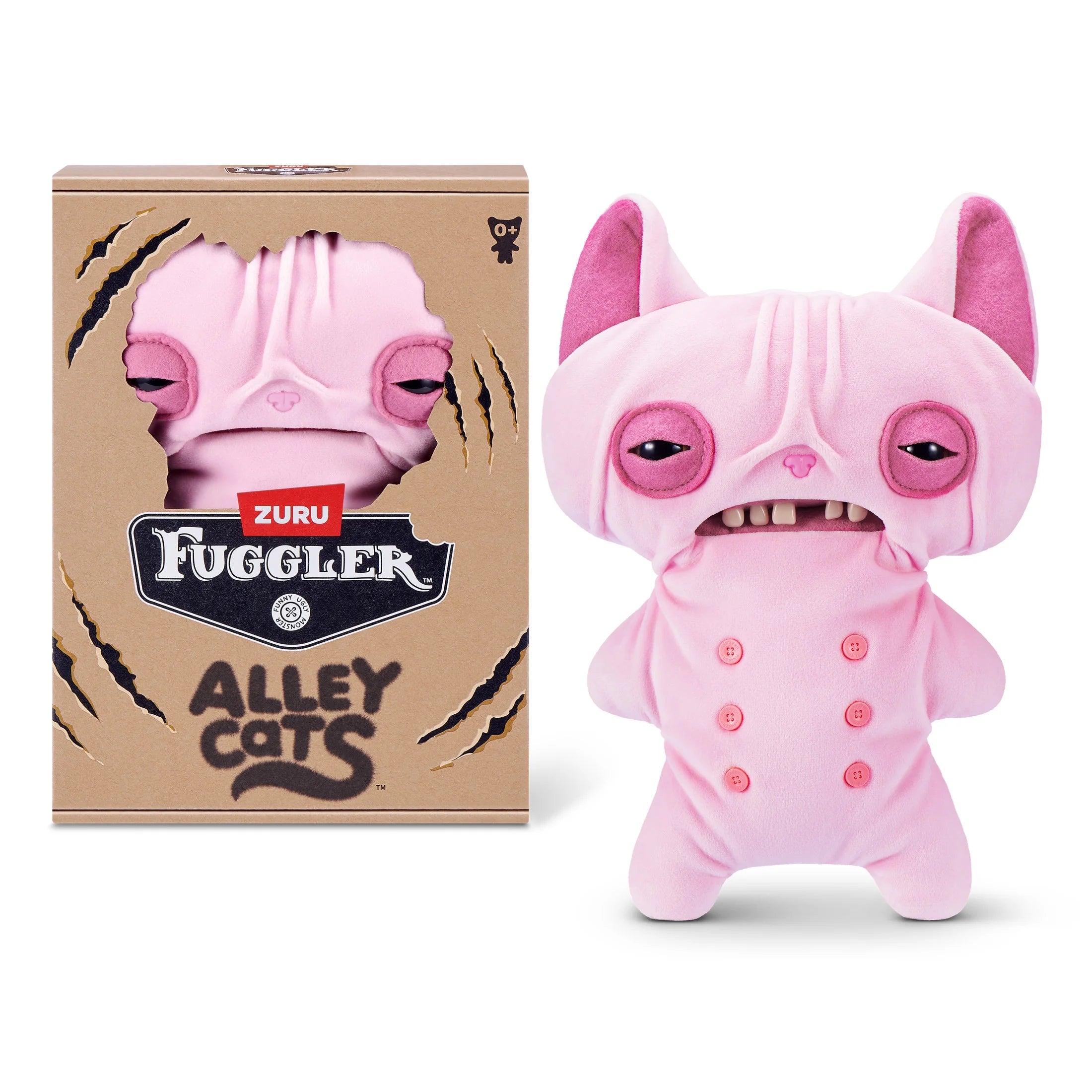 Fuggler Alley Cats Plush - WRINKLE Mc STINKLES