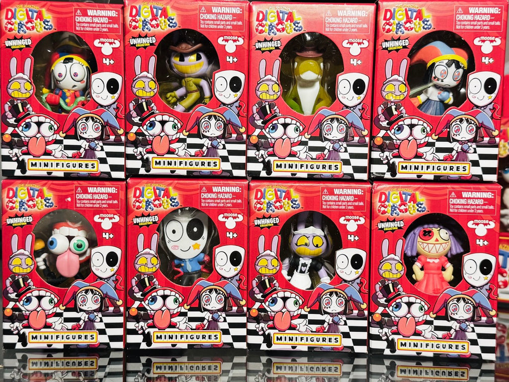 The Amazing Digital Circus Unhinged Collection Mini Figures - Complete SET