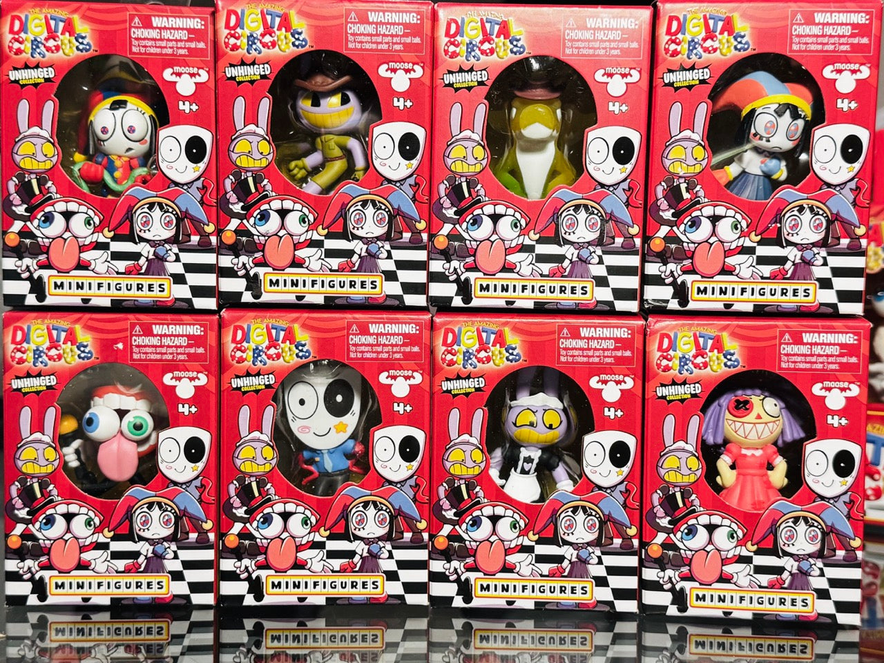The Amazing Digital Circus Unhinged Collection Mini Figures - Complete SET