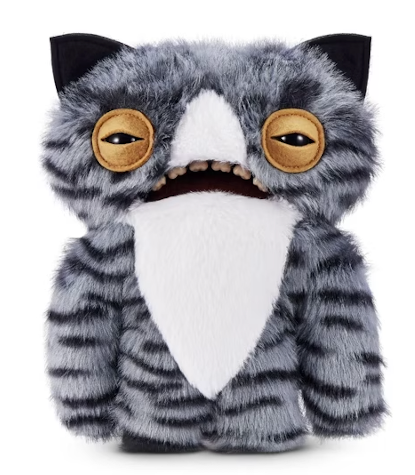 Fuggler Alley Cats Plush - WIDE EYED CAT