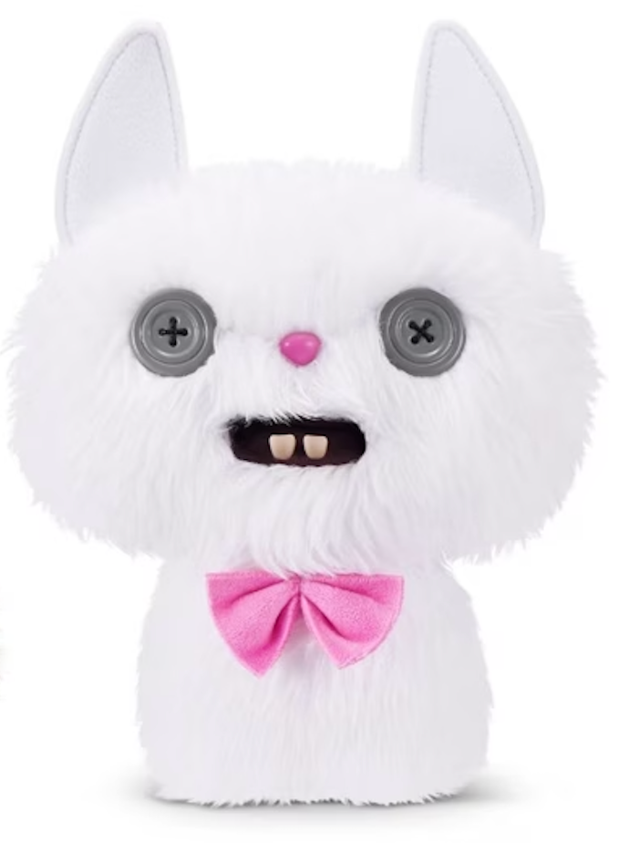 Fuggler Alley Cats Plush - CHEEZEE (White)