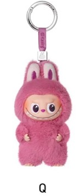 THE MONSTERS PIN FOR LOVE SERIES-Vinyl Plush Pendant (A-Z)