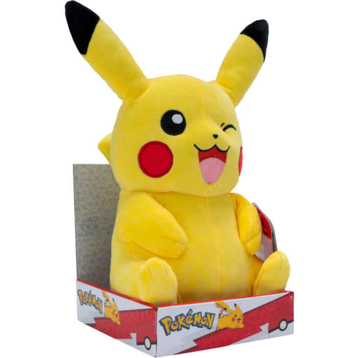 Pokemon Plush Pikachu one eye blink 12"